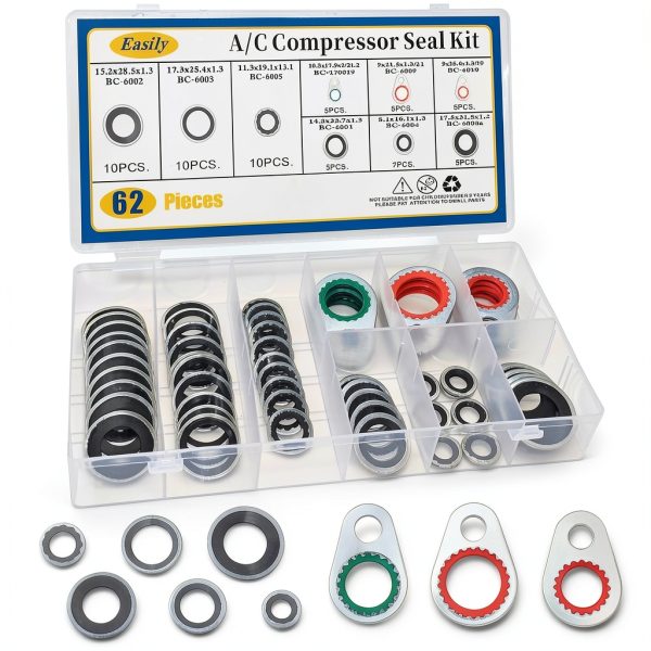 Air Conditioning Seal Kit Easily Metal Rubber-0