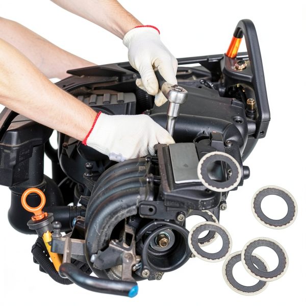 Nomocale Air Compressor Gaskets Black 30 PCS-4