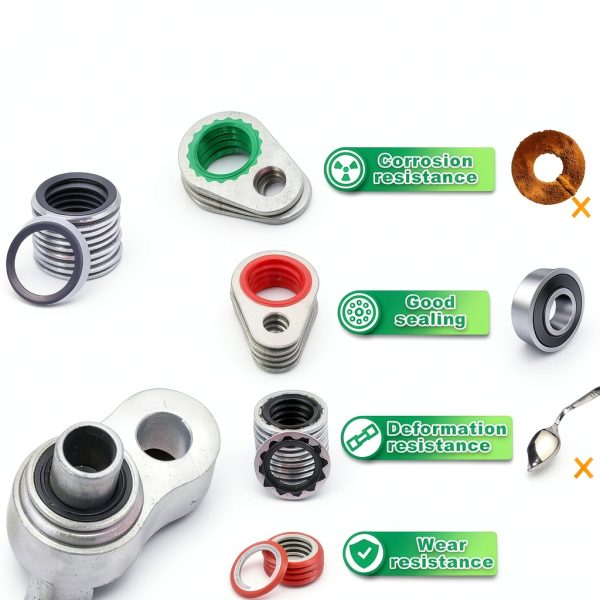 Lucstar AC ORing Kit Nitrile Sealing Gaskets-3