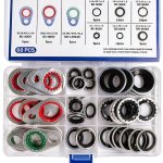 MUQIDA A/C Compressor Gasket Seals Metal Rubber-0