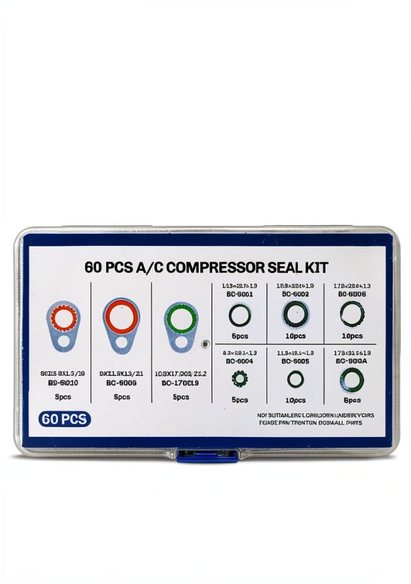 MUQIDA A/C Compressor Gasket Seals Metal Rubber-2