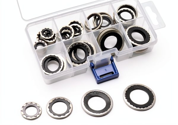 Nomocale Air Compressor Gaskets Black 30 PCS-0