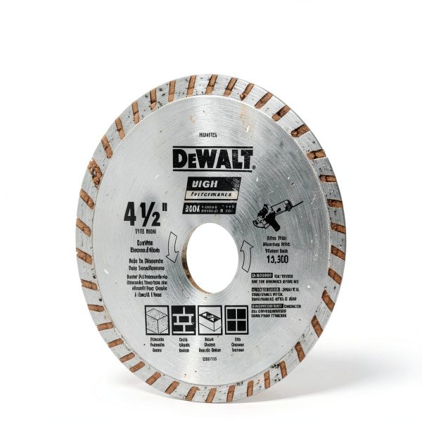 DEWALT Diamond Blade for Masonry Cutting 7/8-Inch Arbor Continuous Rim-1
