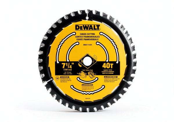 DEWALT Circular Saw Blade 7-1/4 Inch 40 Tooth Wood Cutting-1
