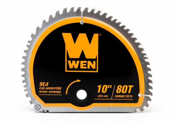 WEN 10-Inch Carbide-Tipped Saw Blade Ultra-Fine Finish 1/10-Inch Kerf-1
