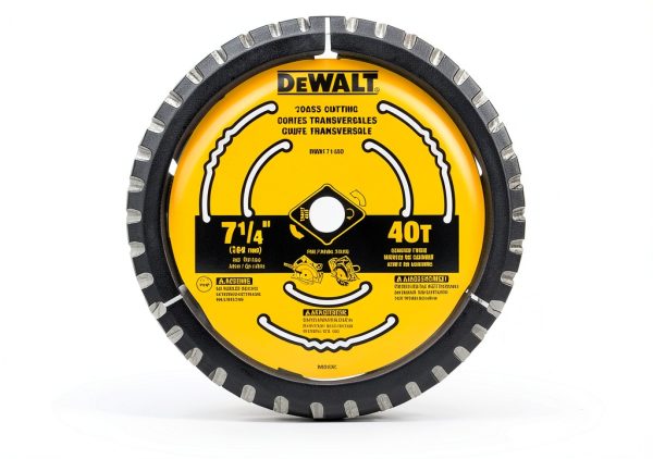 DEWALT Circular Saw Blade 7-1/4 Inch 40 Tooth Wood Cutting-2