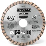 DEWALT Diamond Blade for Masonry Cutting 7/8-Inch Arbor Continuous Rim-0