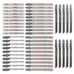 Contractor Jigsaw Blades 50 Set with Case – T‑Shank for Wood Metal-0