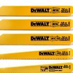 DEWALT Reciprocating Saw Blade Set DW4856 6-Piece Metal Blades Yellow-0