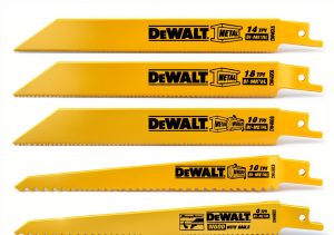DEWALT Reciprocating Saw Blade Set DW4856 6-Piece Metal Blades Yellow-0