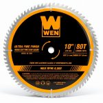WEN 10-Inch Carbide-Tipped Saw Blade Ultra-Fine Finish 1/10-Inch Kerf-0