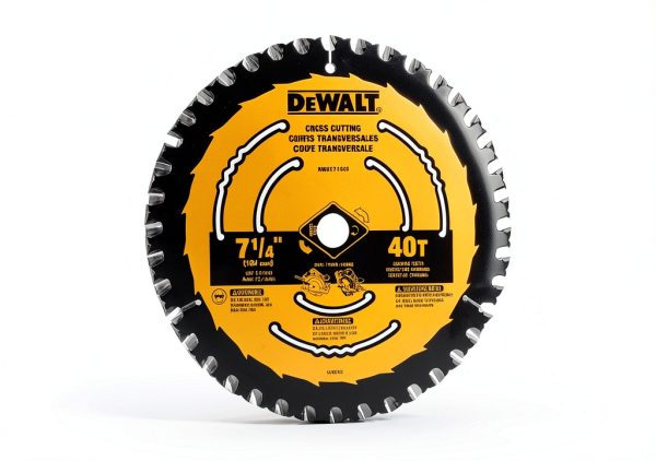 DEWALT Circular Saw Blade 7-1/4 Inch 40 Tooth Wood Cutting-3