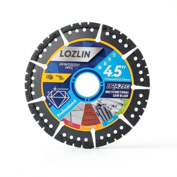 Diamond 4.5" 3-Pack Saw Blade LOZLIN Heavy Duty Angle Grinder Discs-1